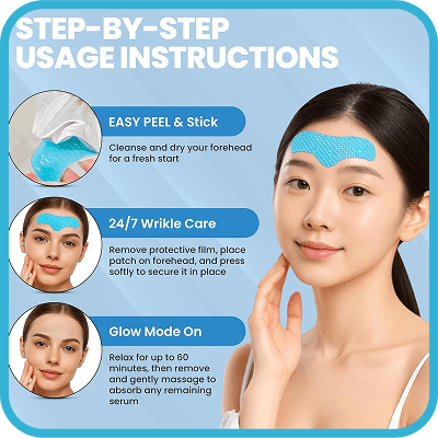 Briteglo Forehead Wrinkle Patches - Briteglo