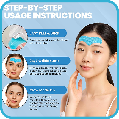 Briteglo Forehead Wrinkle Patches